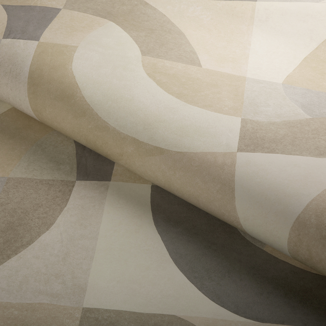 Kelly Wearstler Colonnade Wallpaper, Parchment