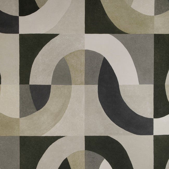 Kelly Wearstler Colonnade Wallpaper, Onyx