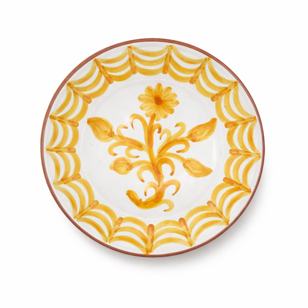Guillermo Dinner Plate, Marigold