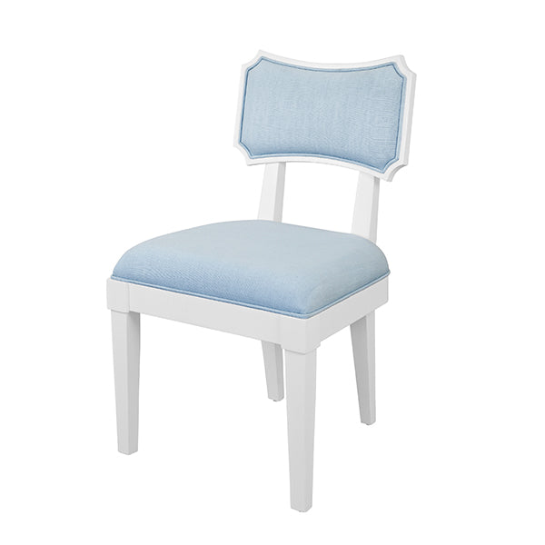 Worlds Away Hayden Dining Chair, Light Blue