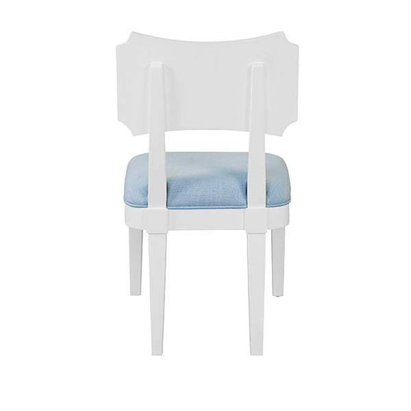 Worlds Away Hayden Dining Chair, Light Blue