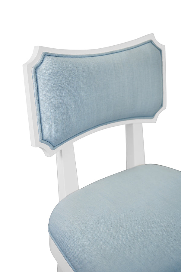 Worlds Away Hayden Dining Chair, Light Blue