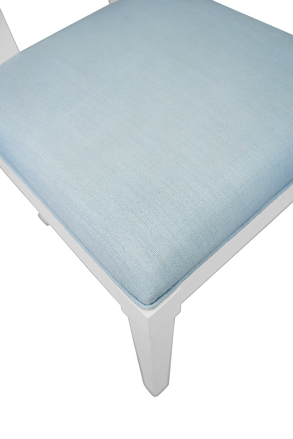 Worlds Away Hayden Dining Chair, Light Blue