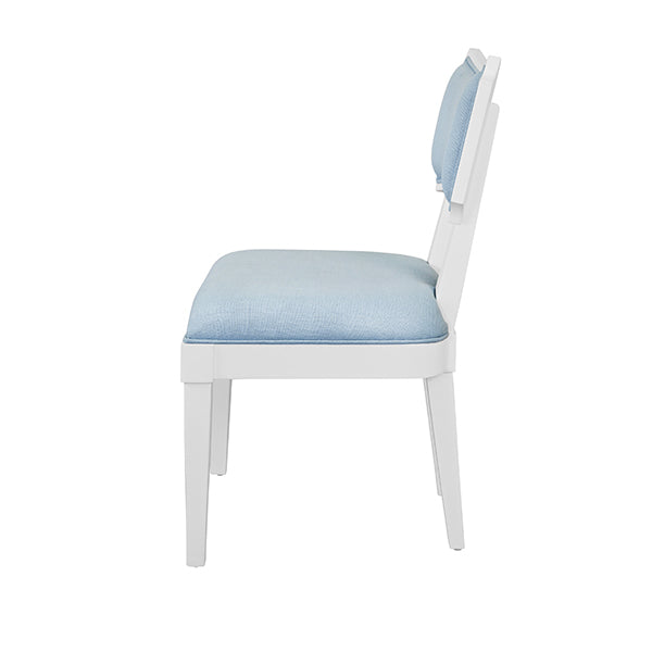 Worlds Away Hayden Dining Chair, Light Blue