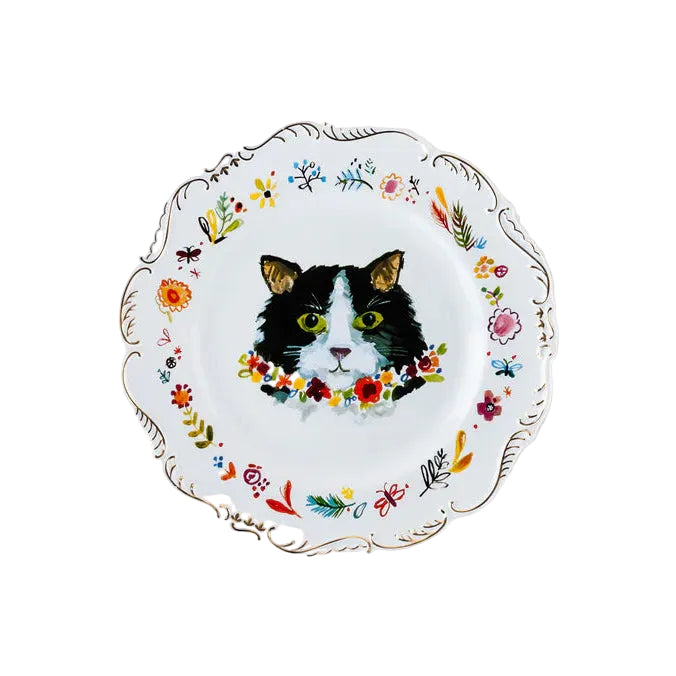Springtime Kitty Plate