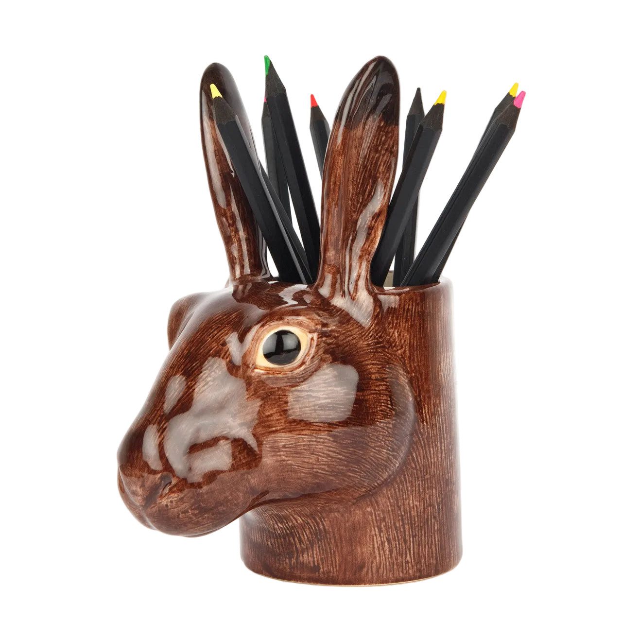 Quail Ceramics Hare Pencil Pot