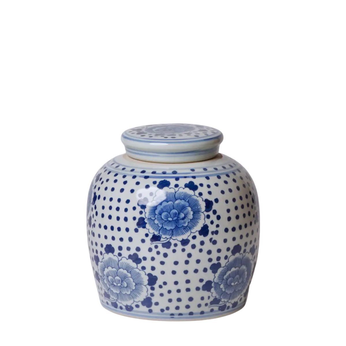 Kristen Spotted Peony Jar