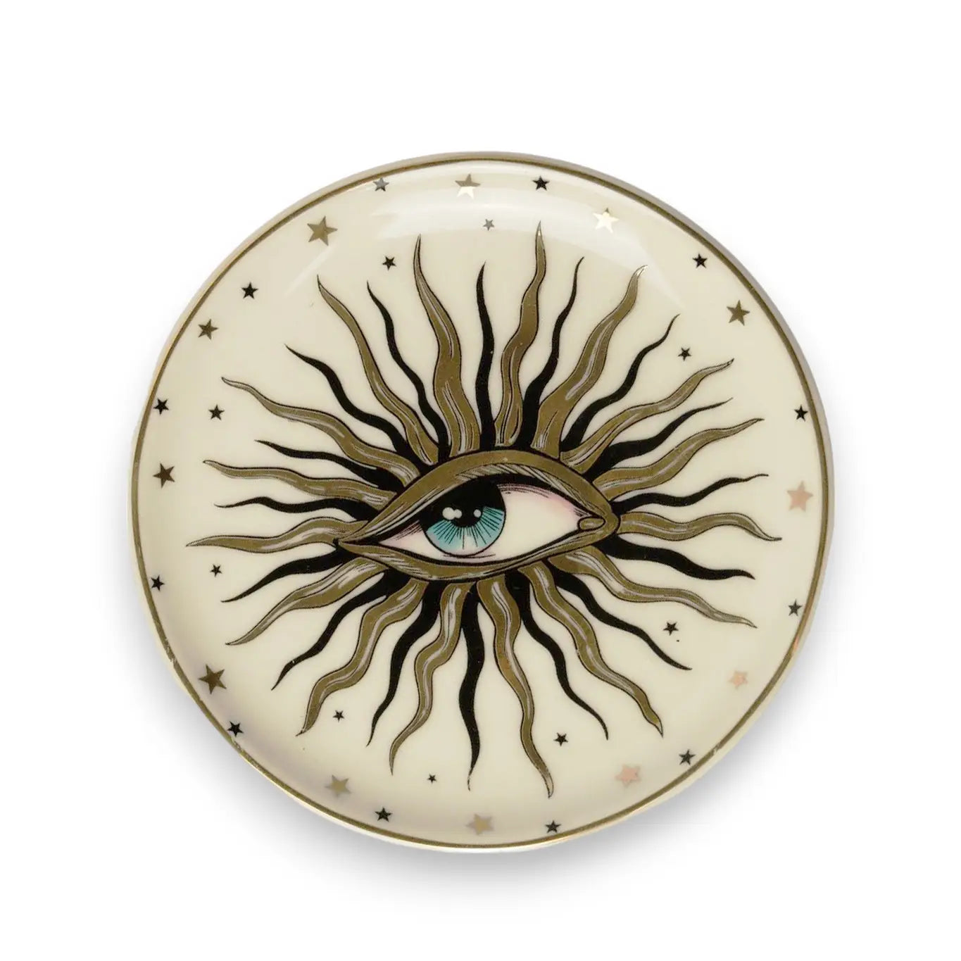 Pop Art Round Ceramic Dish