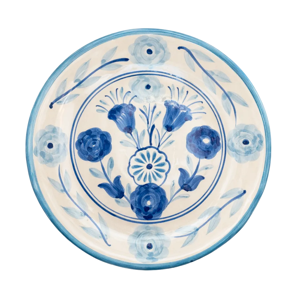 Francesca Dinner Plate, Blues