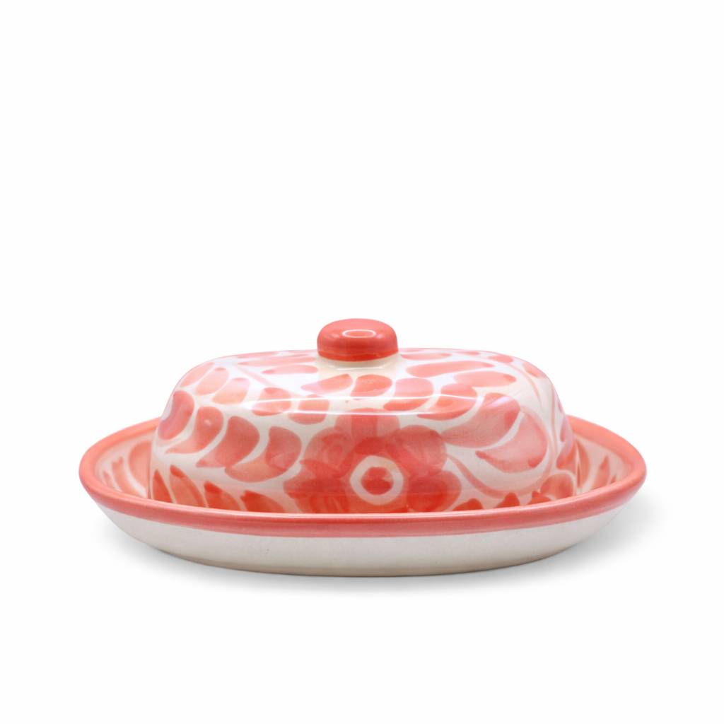Dos Flores Blush Butter Dish