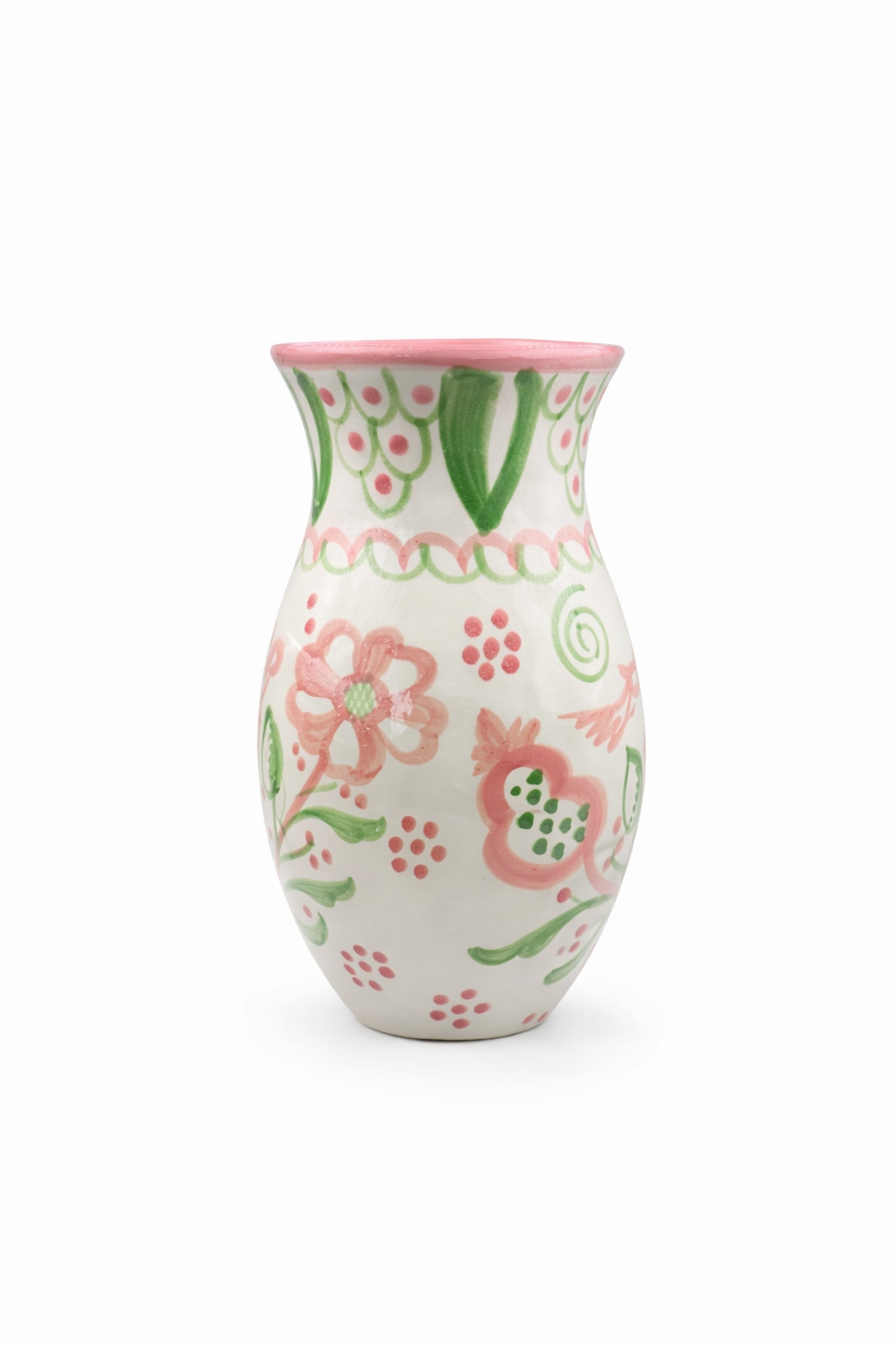 Jardin Vase, Elle Green & Blush