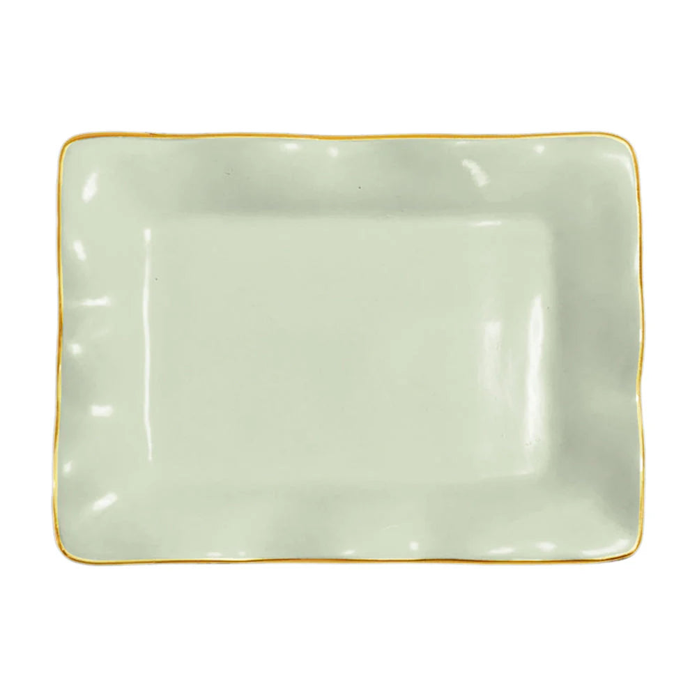 Beatriz Ball Encanto Vento Small Rectangular Tray, Pistachio