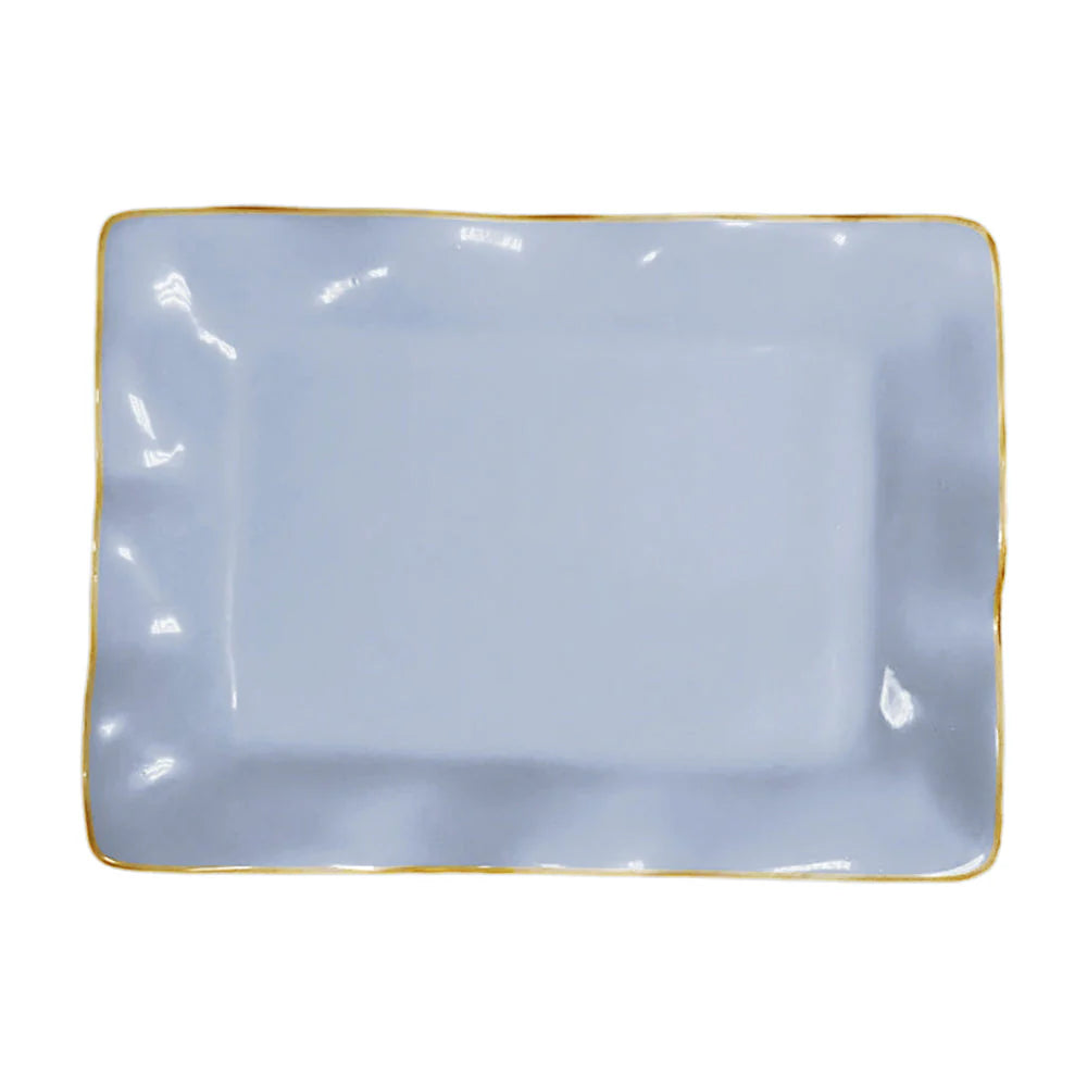 Beatriz Ball Encanto Vento Small Rectangular Tray, Periwinkle