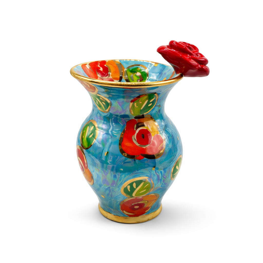 Mary Rose Young Posy Vase, Light Blue