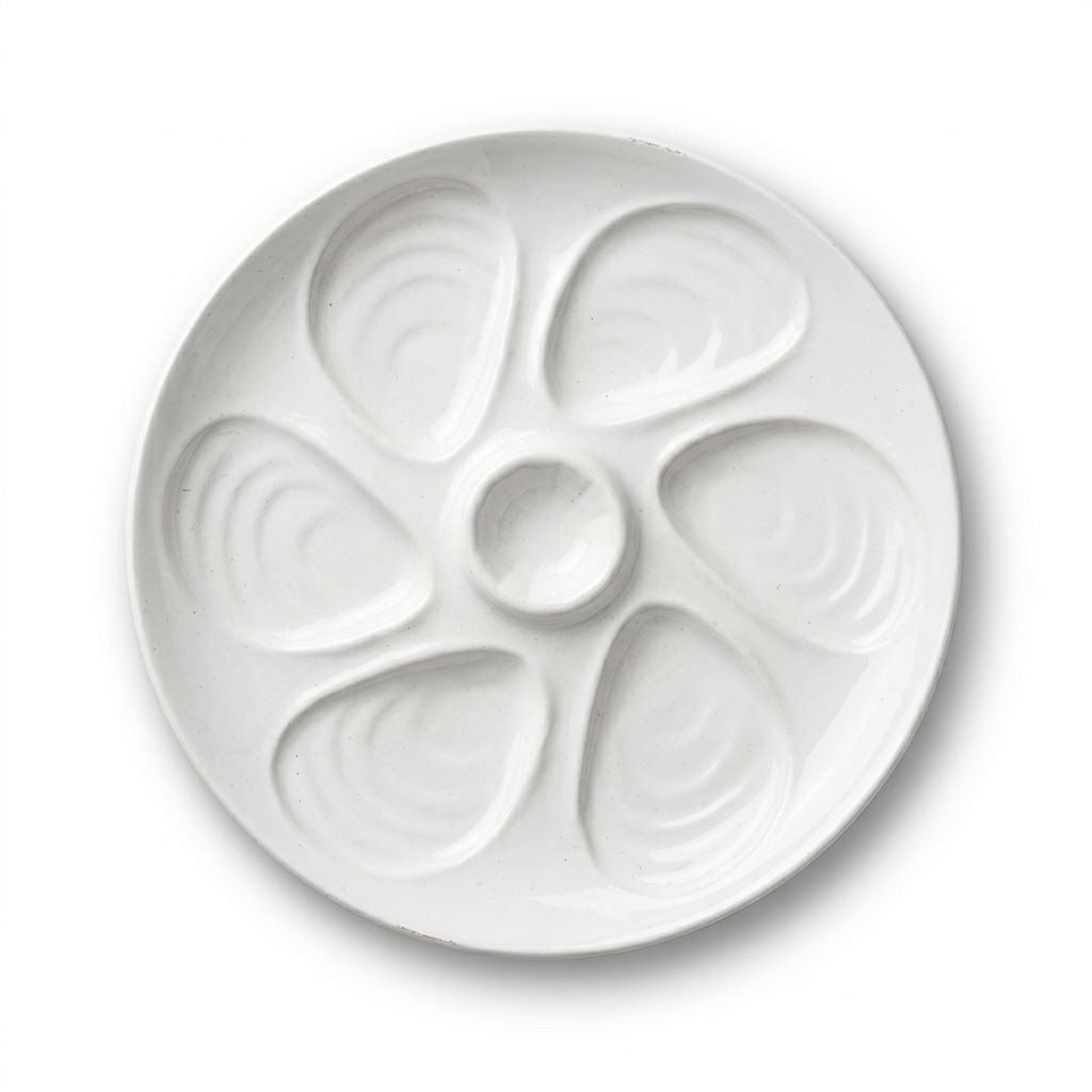 Vintage French Oyster Plate