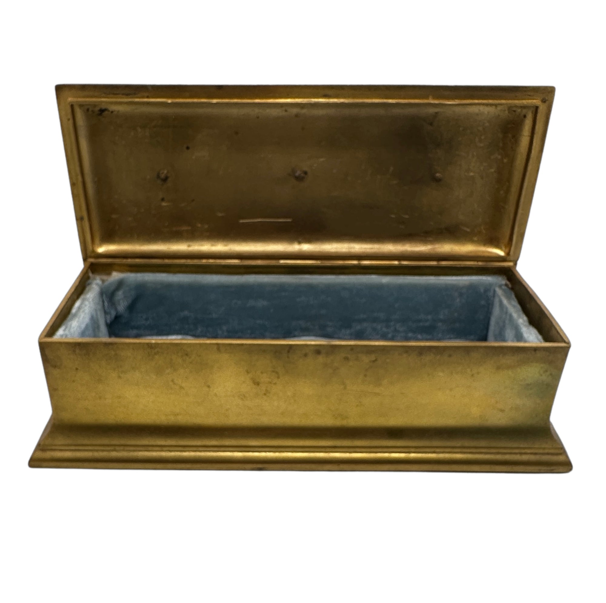 Antique Gilded Bronze Casket Box