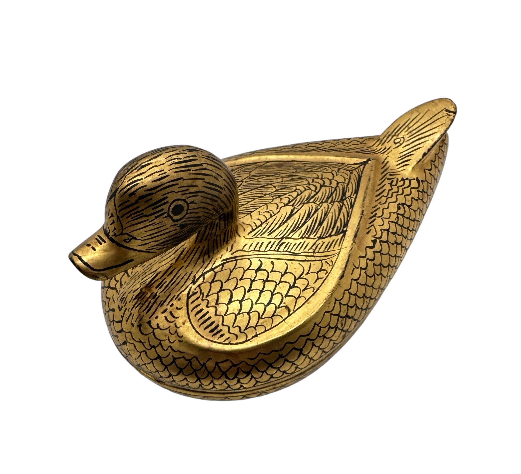 Vintage Burmese Lacquer Duck