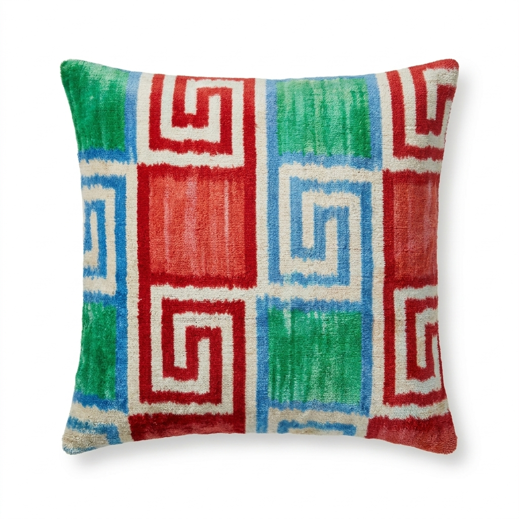 Silk Velvet Pillow, Multi Key