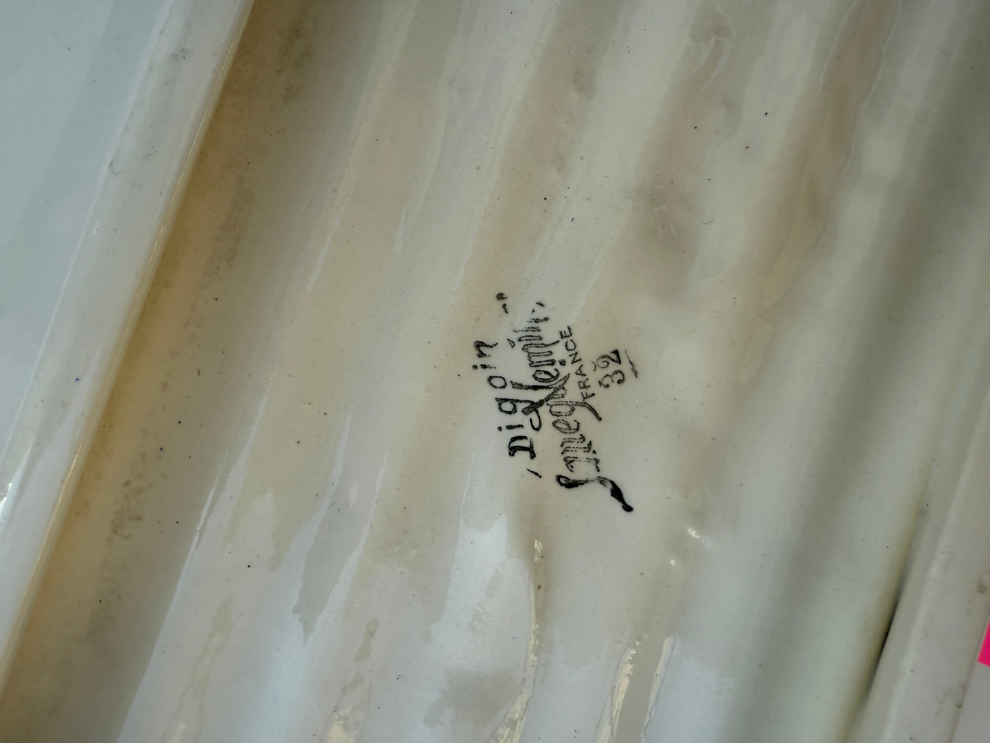 Vintage Sarreguemines Asparagus Platter