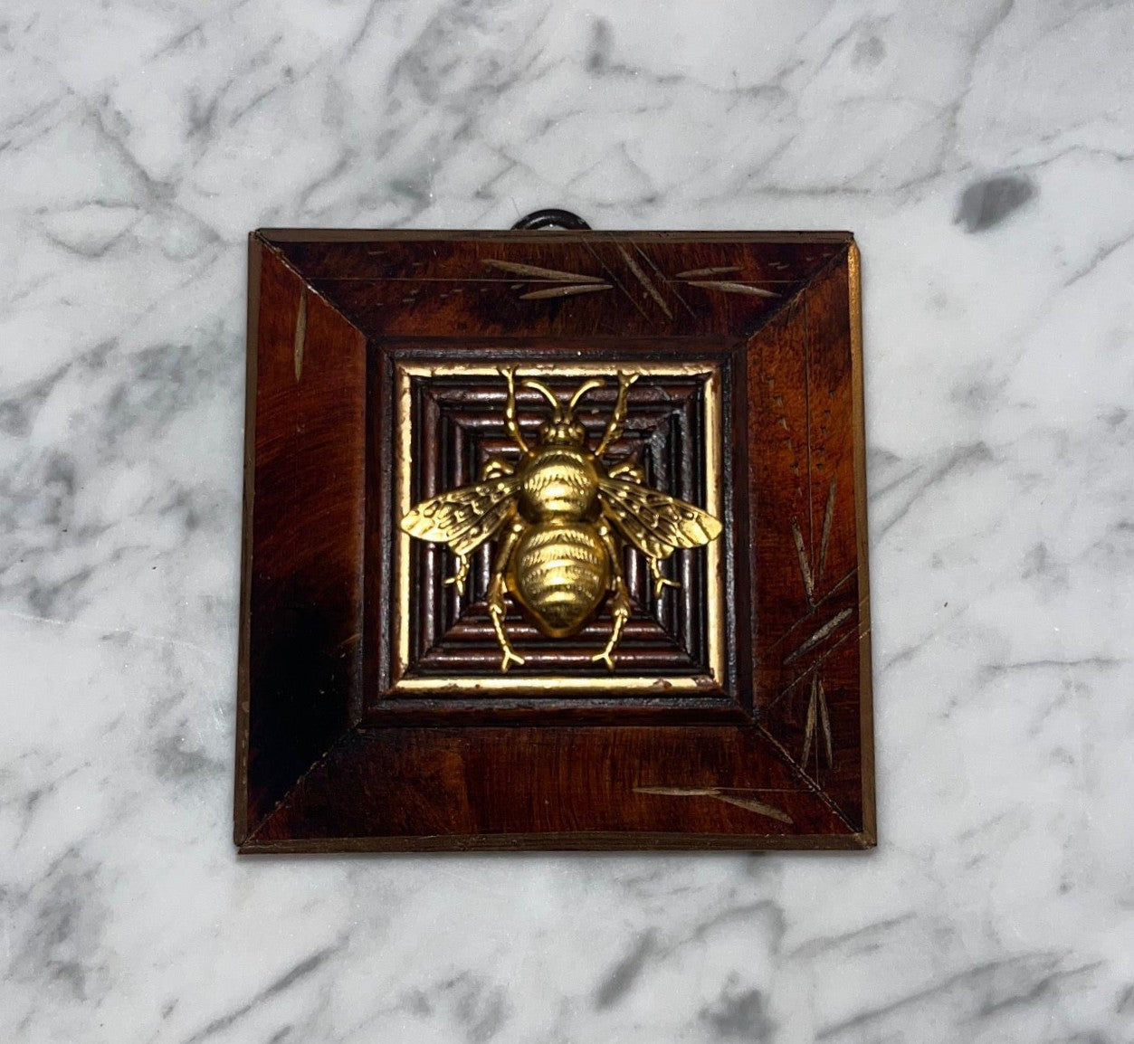 Museum Bee, Burled Frame with Grande Bee