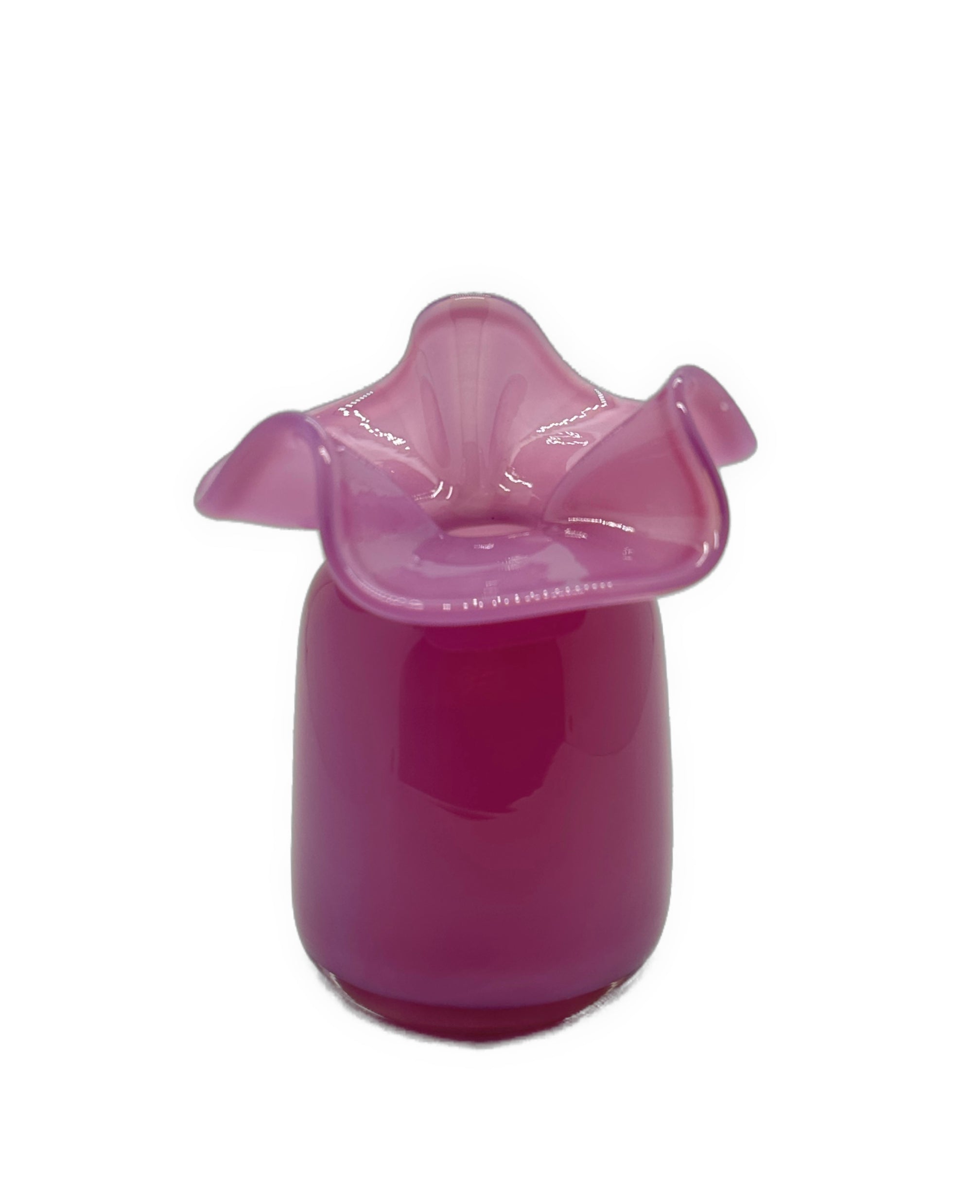 Ruffle Bud Vase, Lavender