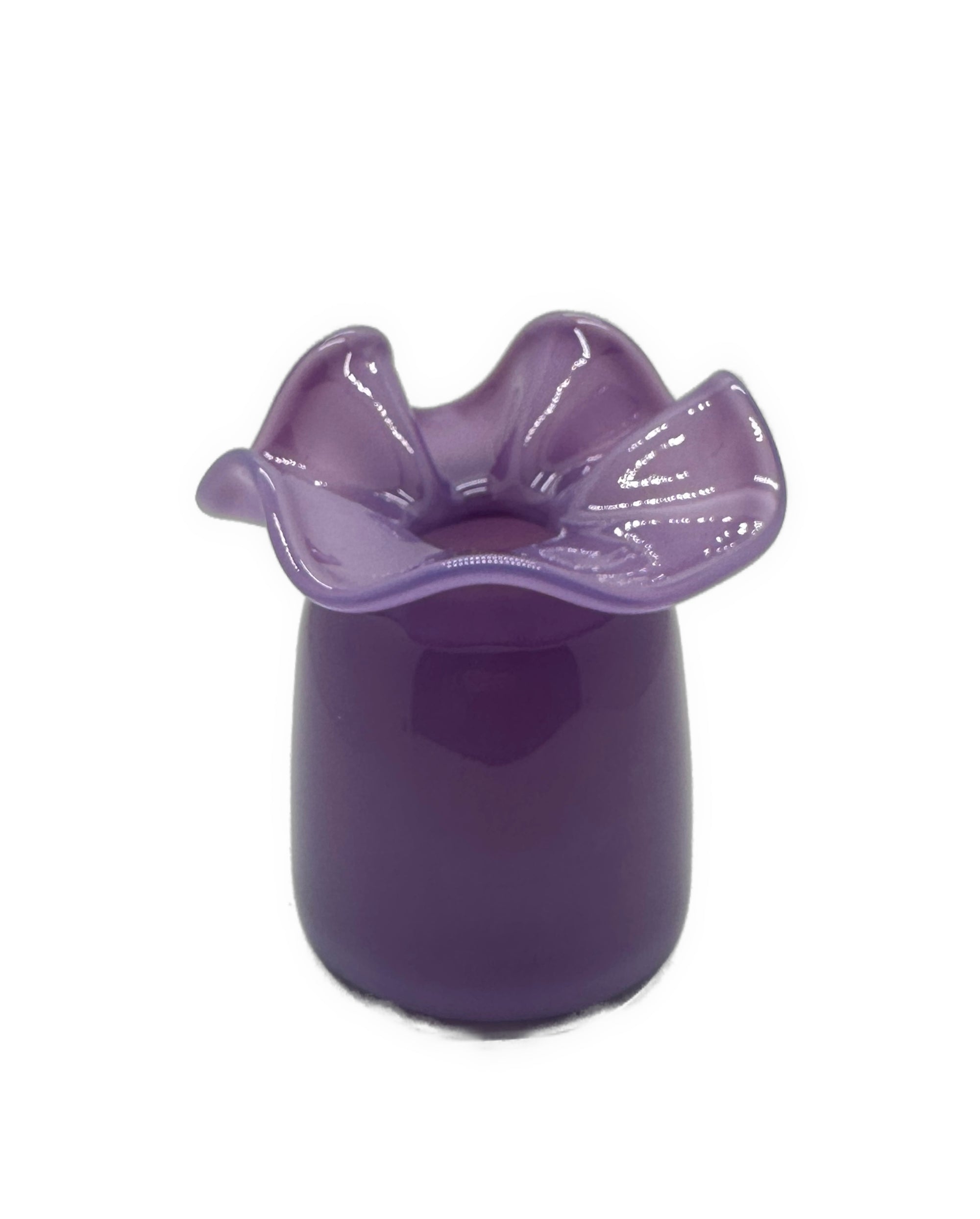 Ruffle Bud Vase, Lilac