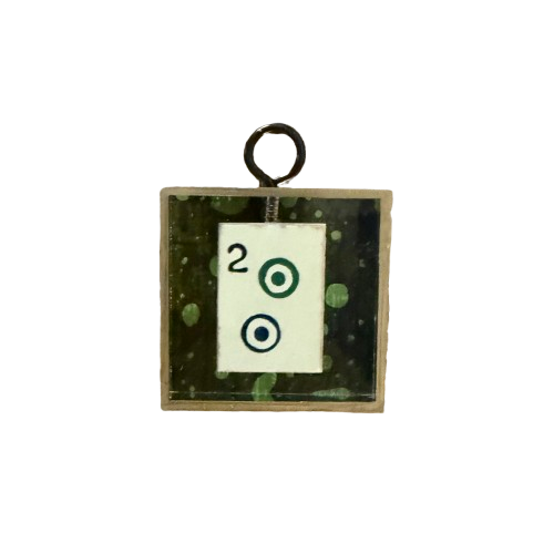 Museum Bee, Acrylic Frame with Mahjong Tile