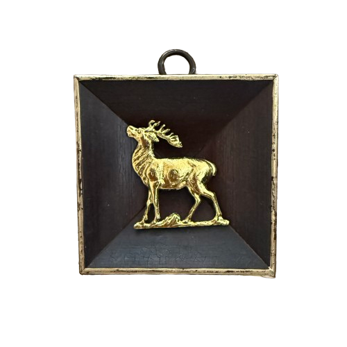Museum Bee, Wooden Frame with Stag
