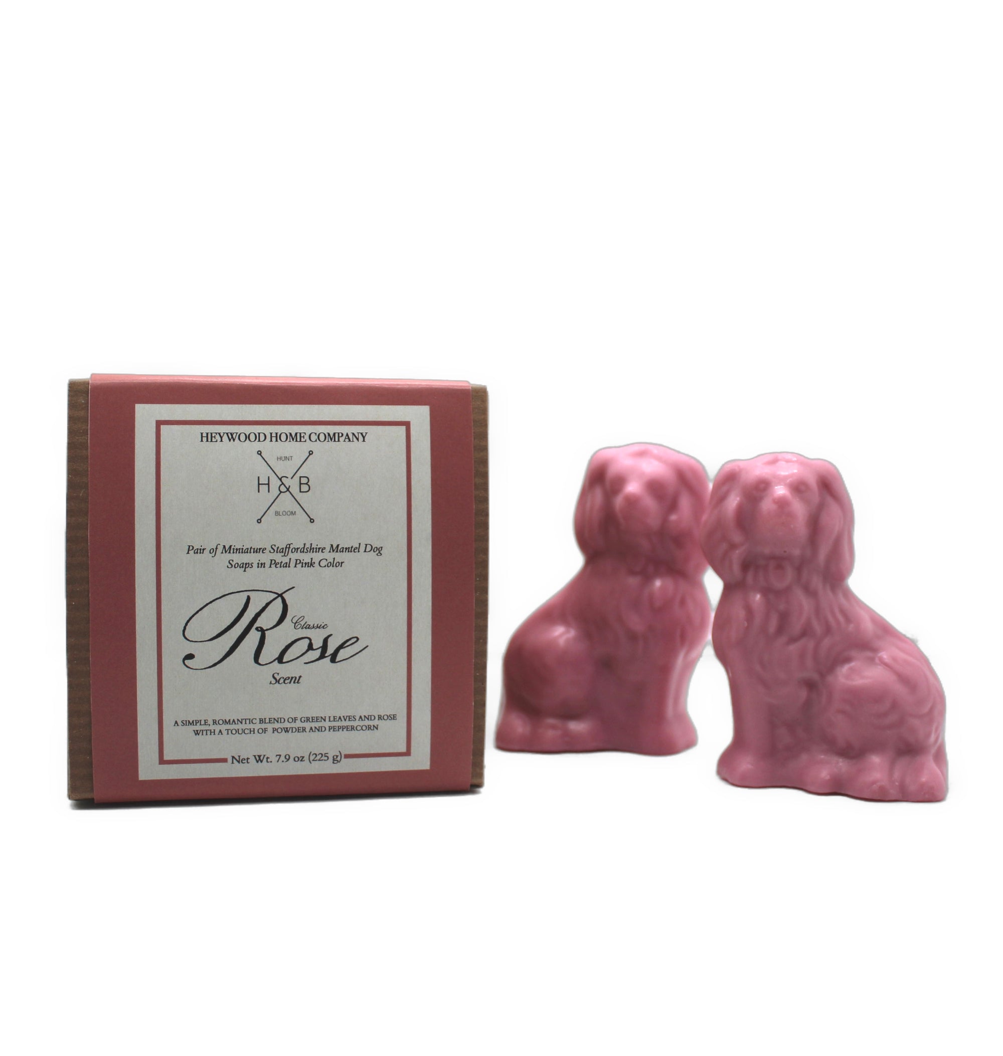 HH x H&B Staffordshire Dog Guest Soap in Rose