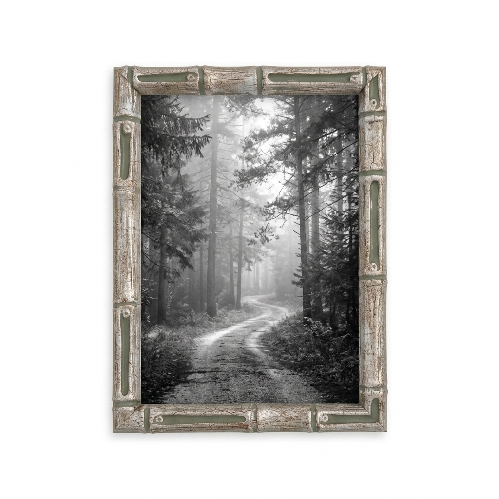Bamboo Frame, Silver, Multi Options