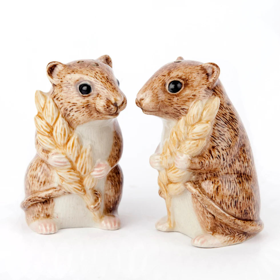 Quail Ceramics Harvest Mouse Salt & Pepper Set