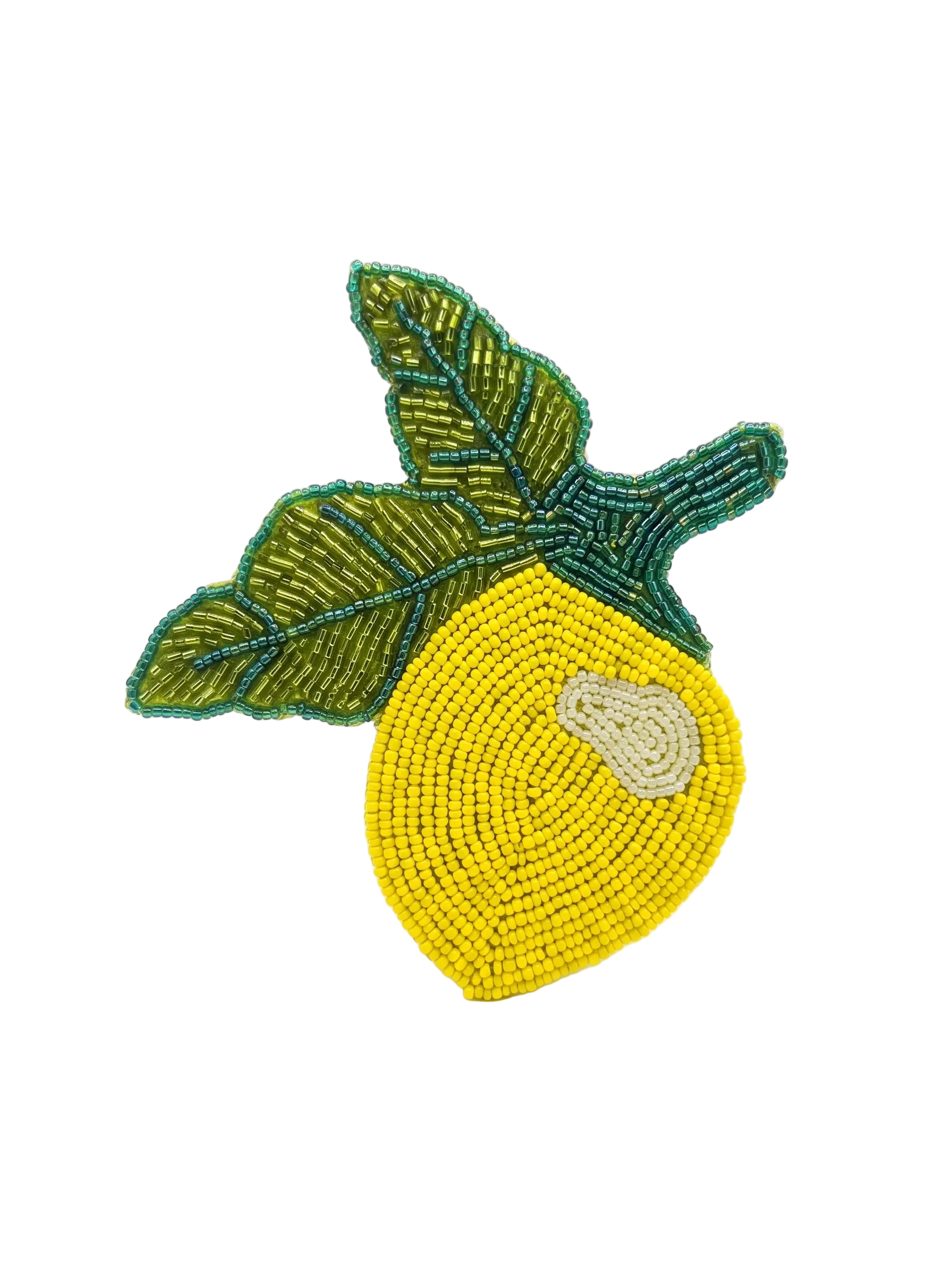 Limón Beaded Coasters, Set of 4