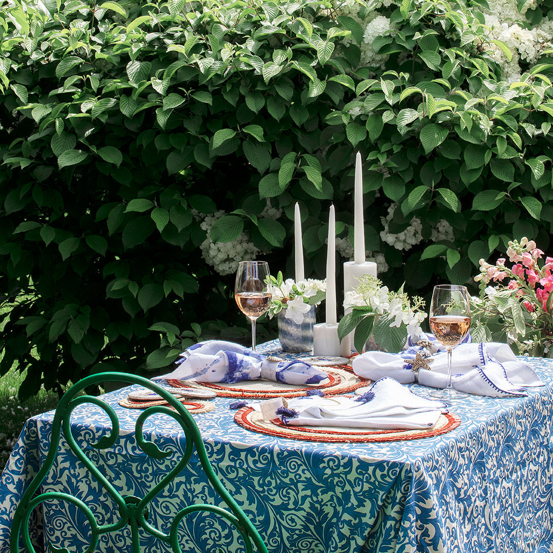 Joanna Buchanan Damask Print Tablecloth, Blue