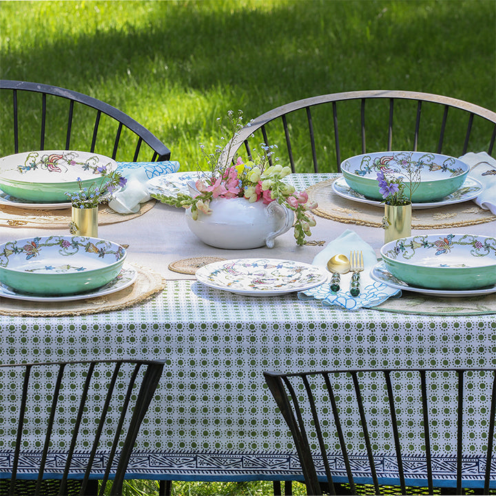 Joanna Buchanan Dot Print Tablecloth, Green