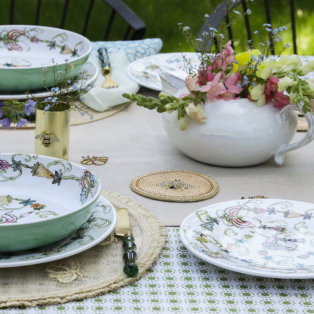 Joanna Buchanan Dot Print Tablecloth, Green