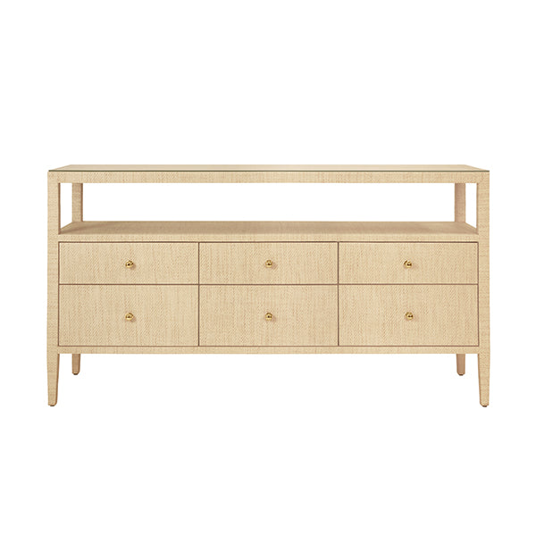 Worlds Away Jordan Console, Natural