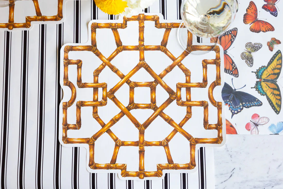 Die-cut Bamboo Paper Placemats