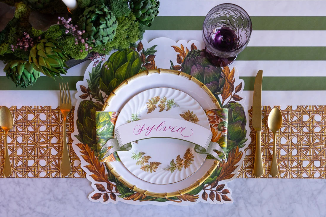 Hester & Cook Die-cut Artichoke Wreath Placemat
