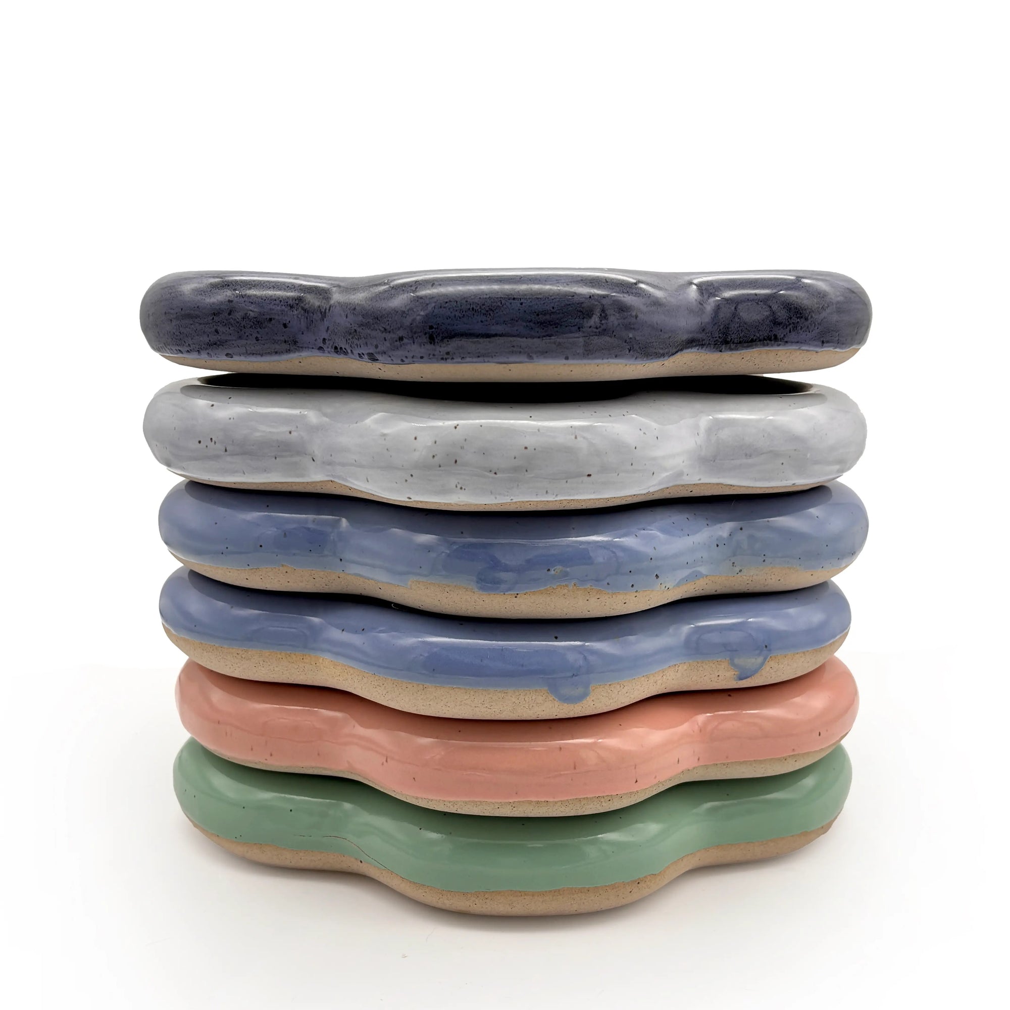 Cloud Oyster Plate, Stonewashed