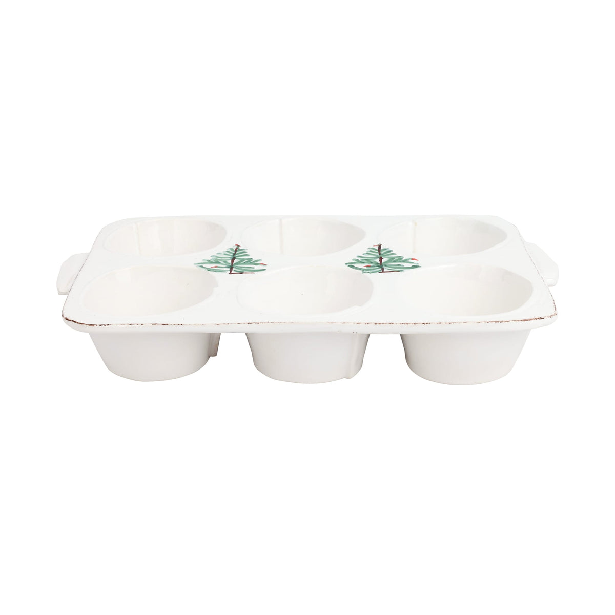Vietri Lastra Holiday Muffin Pan