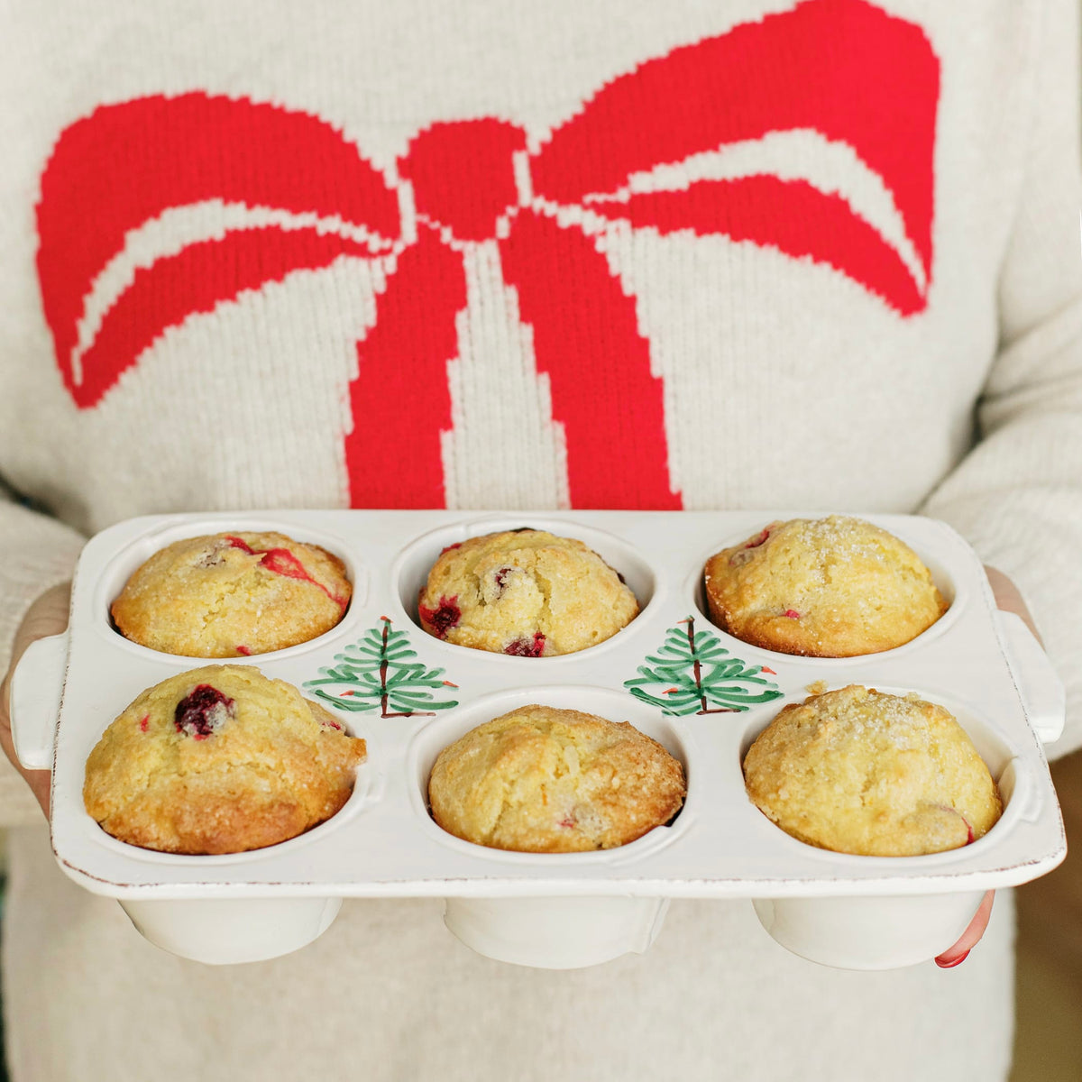 Vietri Lastra Holiday Muffin Pan