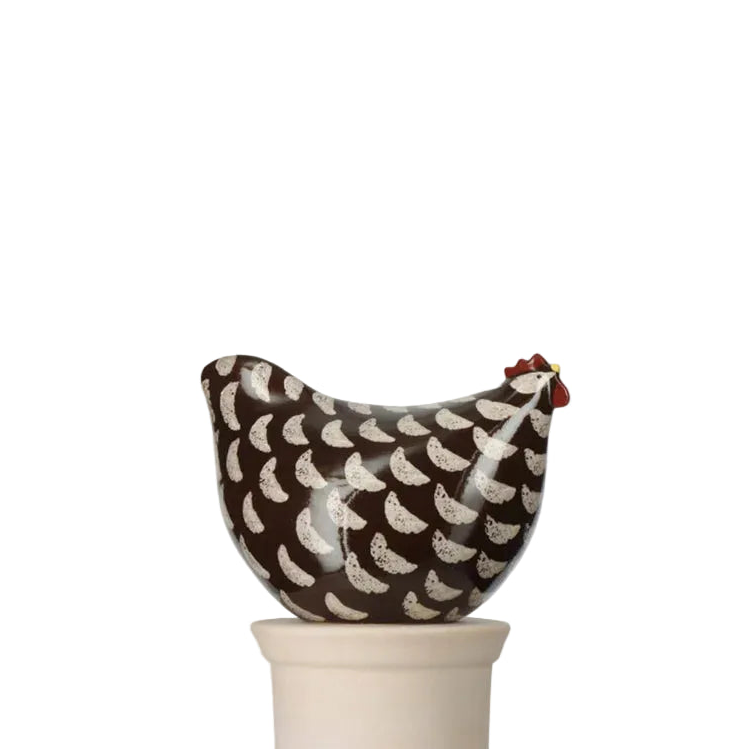 Speckled Black & White Poulette, Small