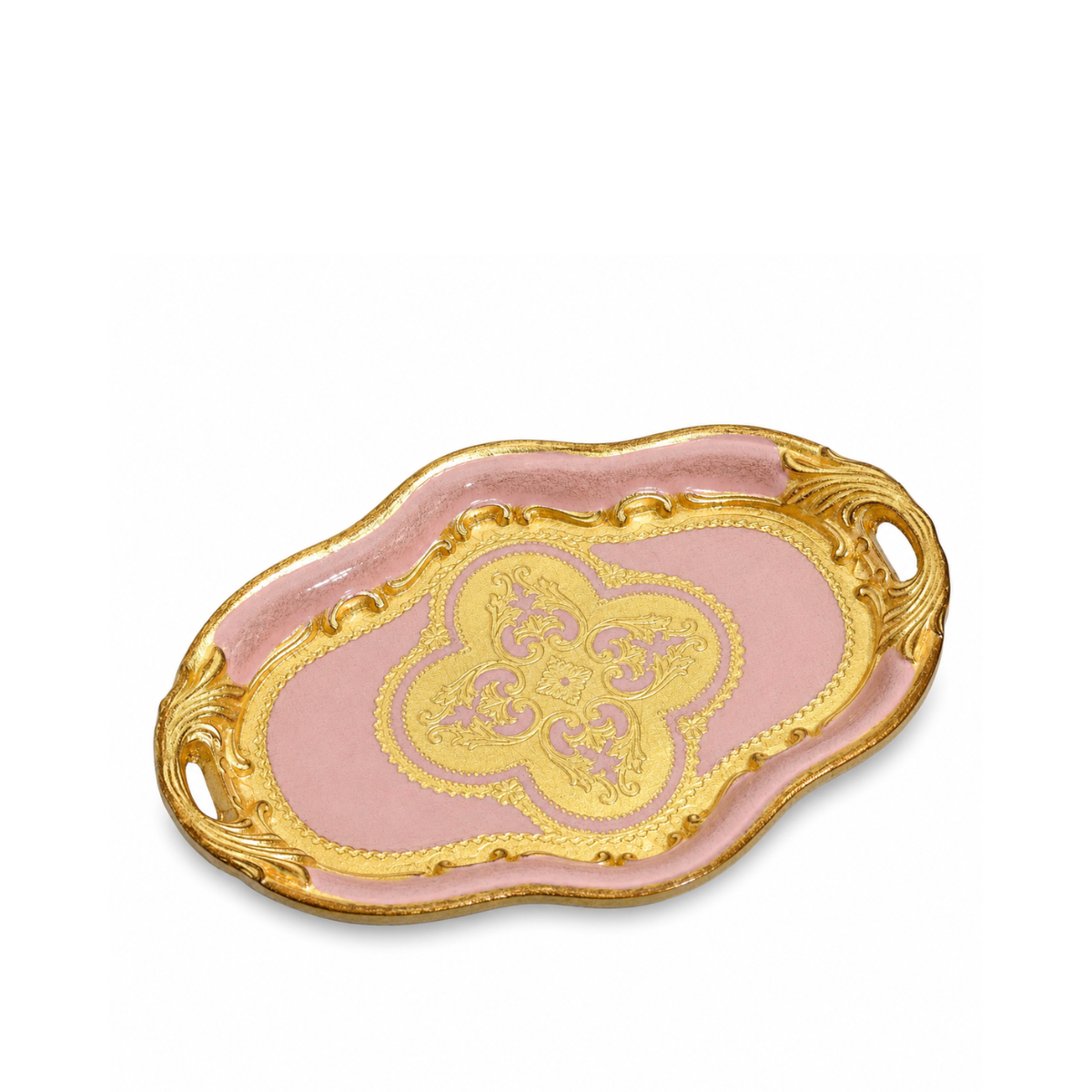 Agnella Oval Small Tray, Pink