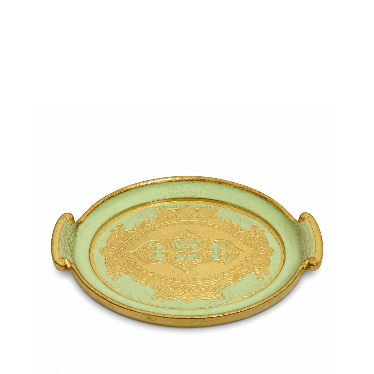 Fiametta Oval Tray, Sage Green