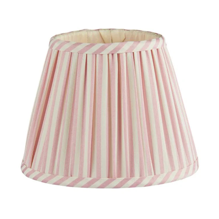 Addison Ross Pink Striped Lampshade - 6"