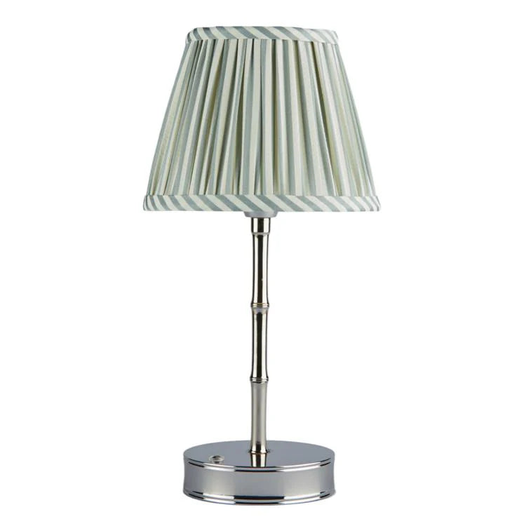 Addison Ross Chambray Striped Lampshade - 6"