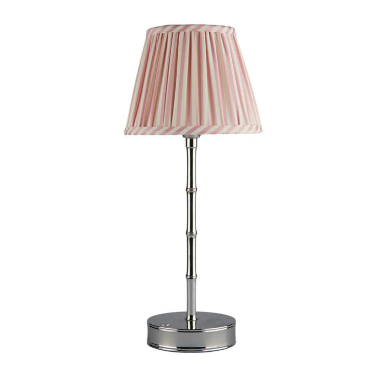Addison Ross Pink Striped Lampshade - 6"