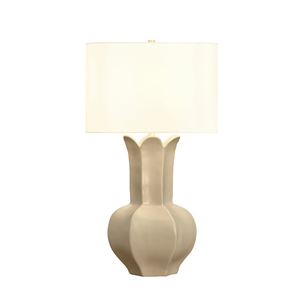 Worlds Away Lyla Table Lamp, Beige