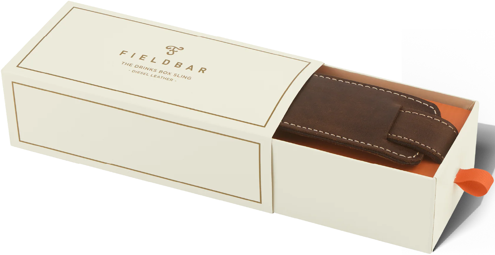 Fieldbar Drinks Box Sling, Diesel Leather