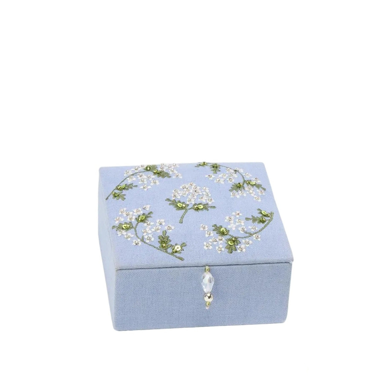 Leslie Jewelry Box, Blue
